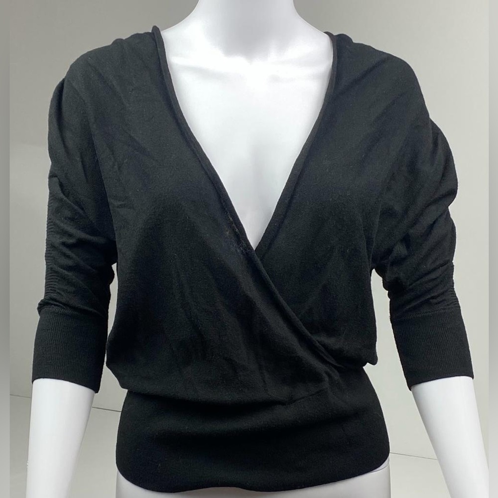 Ann Taylors the LOFT Sweater Womens Small Black Business Casual - Picture 2 of 14